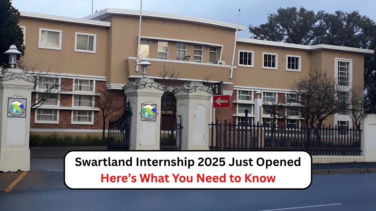 Swartland Internship 2025 Just Opened – Here’s What You Need to Know