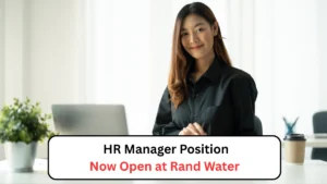 HR Manager Position Now Open at Rand Water